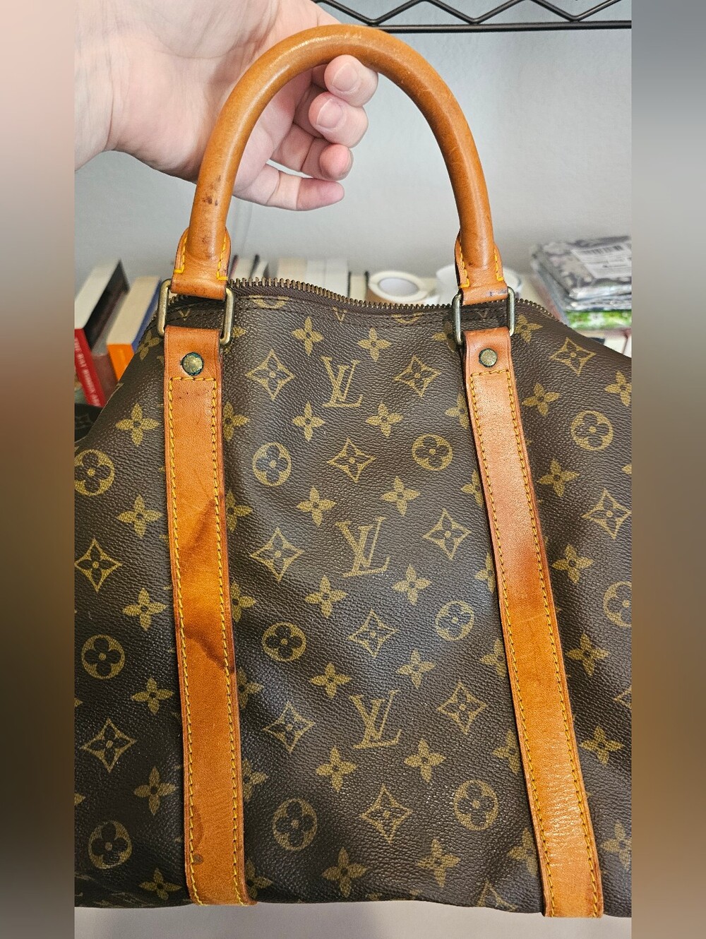 Louis Vuitton Keepall 60 Bandoulière – Vintage Monogram Canvas Travel Bag – 1986
